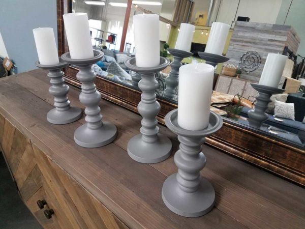 Grey Candlesticks