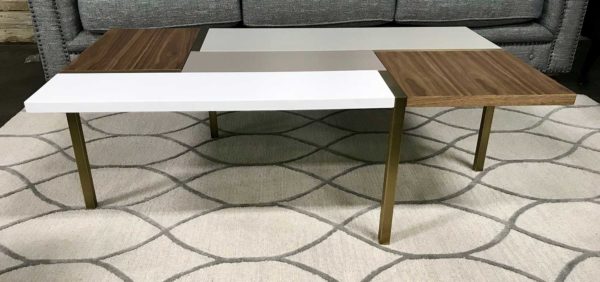 Mixed Materials Coffee Table