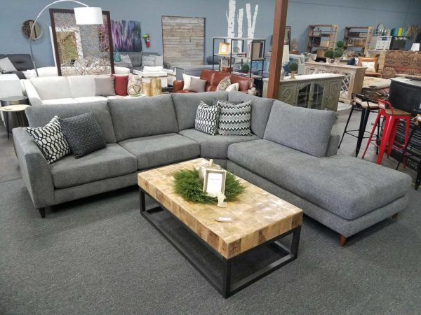 Modern Grey Sectional