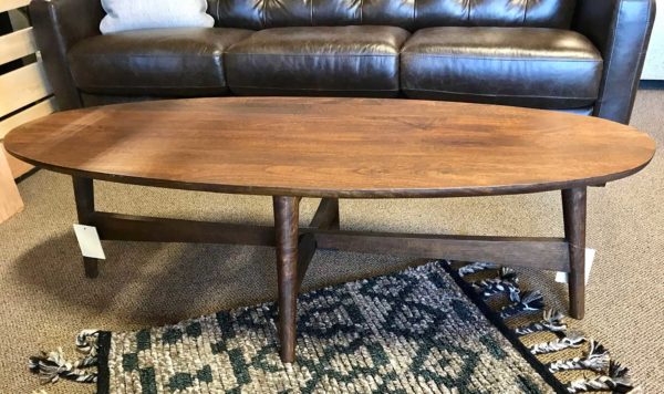 Oval Mid Century Coffee Table