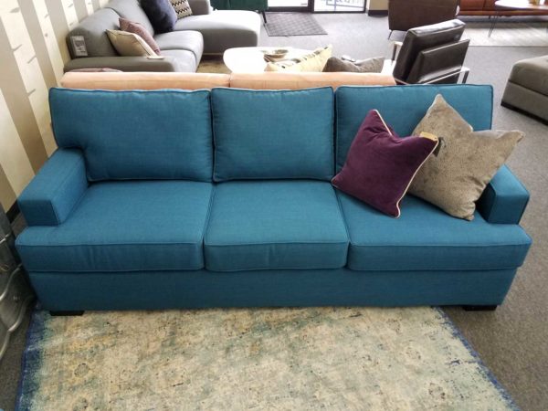 Peacock Blue Couch