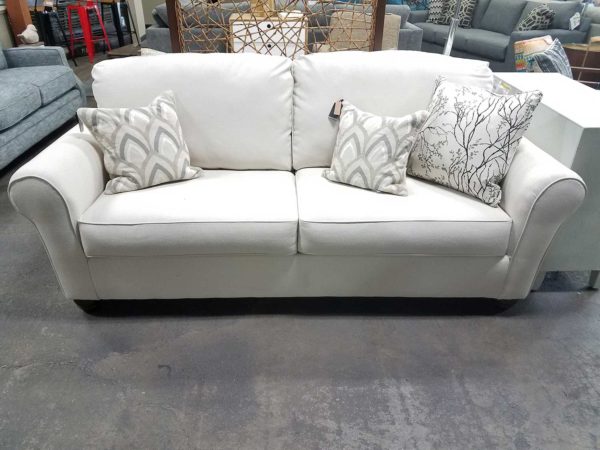 White Traditional Sofa